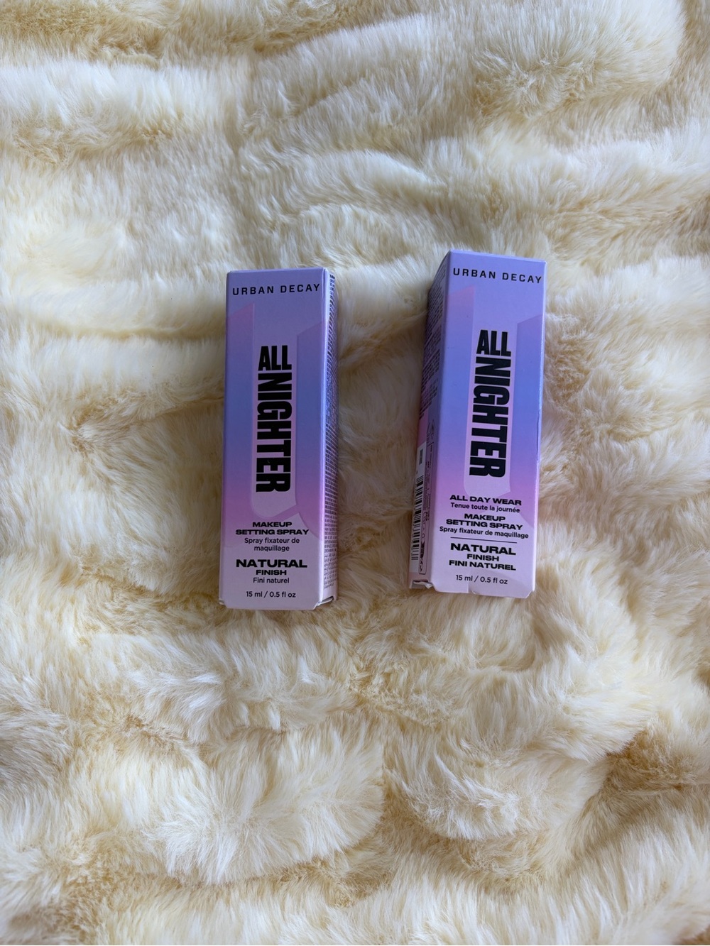 Urban Decay All Nighter Setting Spray Duo - Pink/Purple Gradient Boxes
